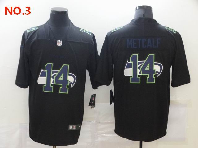 Men's Seattle Seahawks #14 D.K. Metcalf Jersey NO.3;